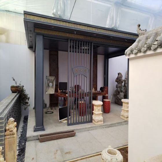 呼和浩特铝艺凉亭厂家制作