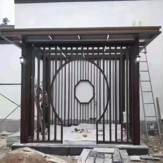 呼和浩特铝合金中式凉亭施工