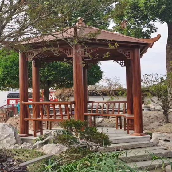 呼市地区制作安装铝合金凉亭直供