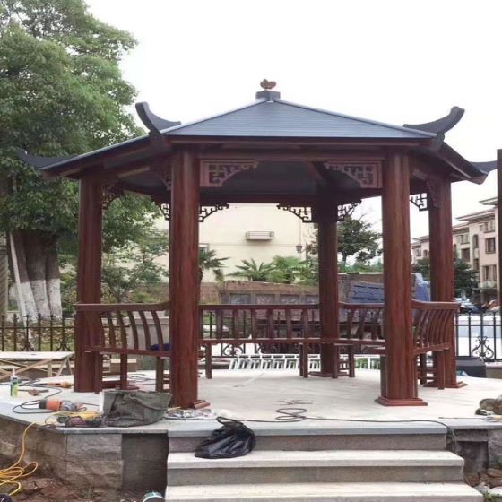 呼市制作安装铝合金凉亭多少钱