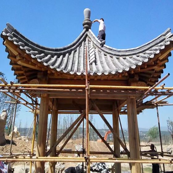 呼和浩特古建亭子施工案例